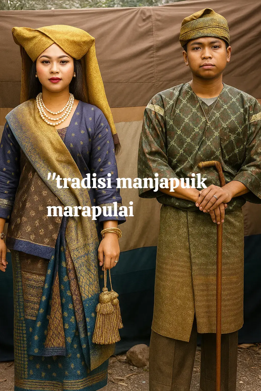 Tradisi Manjapuik Marapulai di Minangkabau adalah upacara menjemput pengantin pria (marapulai) oleh keluarga pengantin wanita (anak daro) setelah akad nikah selesai. Upacara ini merupakan bagian penting dalam rangkaian pernikahan adat Minangkabau dan memiliki makna simbolis yang dalam.  Prosesi Manjapuik Marapulai: 1. Jemputan: Keluarga pengantin wanita menjemput pengantin pria ke rumahnya setelah akad nikah, biasanya dengan prosesi yang meriah.  2. Pasambahan: Pihak pengantin wanita menyampaikan pidato adat dan pemberian pusaka sebagai tanda penghormatan dan kesepakatan.  3. Perjalanan: Rombongan pengantin pria dan wanita menuju rumah pengantin wanita untuk bersanding.  4. Bersanding: Pengantin pria dan wanita bersanding di pelaminan, menandai dimulainya kehidupan baru sebagai suami istri.  Makna Simbolis: Penghormatan: Manjapuik Marapulai menunjukkan penghormatan dan penghargaan pihak keluarga pengantin wanita kepada pengantin pria.  Kesepakatan: Prosesi ini merupakan simbol kesepakatan antara kedua keluarga untuk memulai kehidupan baru bersama.  Perayaan: Manjapuik Marapulai adalah perayaan yang menandai dimulainya pernikahan dan dimulainya babak baru dalam kehidupan pengantin.  Warisan Budaya: Manjapuik Marapulai adalah bagian penting dari warisan budaya Minangkabau yang harus dijaga dan dilestarikan.  Tujuan Manjapuik Marapulai: Melestarikan Budaya: Menjaga dan melestarikan tradisi pernikahan adat Minangkabau. Membentuk Relasi: Menjalin hubungan yang baik antara kedua keluarga. Menghormati Adat: Menghormati dan menjalankan tradisi adat yang berlaku. Menyatukan Keluarga: Menyatukan kedua keluarga untuk memulai kehidupan baru bersama.  Catatan: Manjapuik Marapulai juga dikenal sebagai 