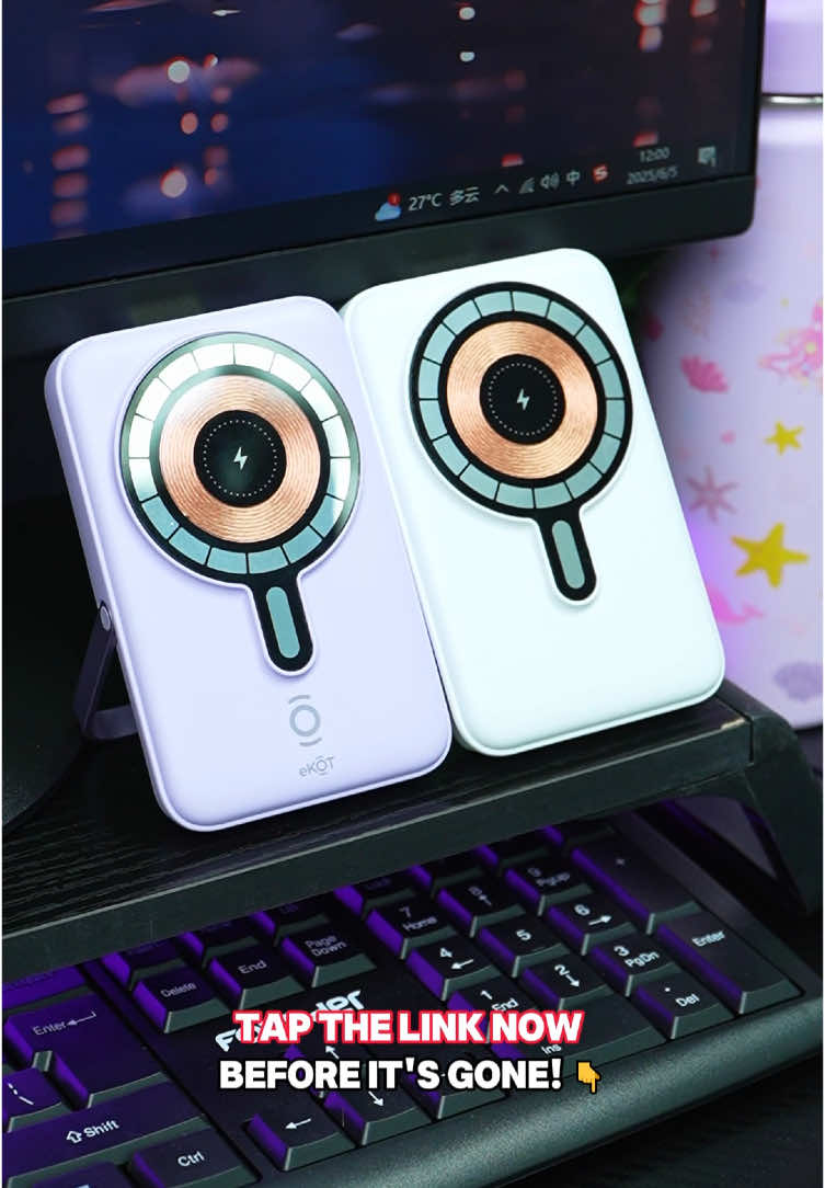 Going outside without a power bank is just dangerous. Especially this power bank with 4 cables is more useful!#magneticpowerbank #fyp #powerbankcharger #modofo 
