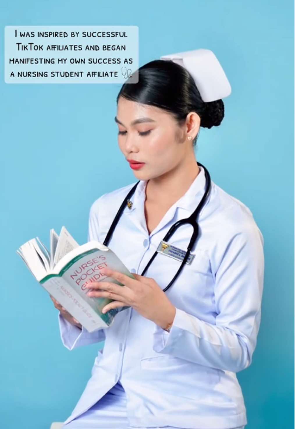 I was inspired by successful TikTok affiliates and began manifesting my own success as a nursing student affiliate 🫶🏻  #smalltiktokaffiliatehere #nursingstudent #fypageシ♡❤️ #nursingtiktok #fypシ゚viral🖤tiktok☆♡🦋myvideo #nursingisanart #moresalestocome♥️💯 #smallaffiliatehere 
