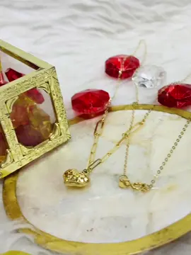 HEART DIACUT NECKLACE #fypp #fflgoldseller #legit18ksaudigold #pawnable #necklace 