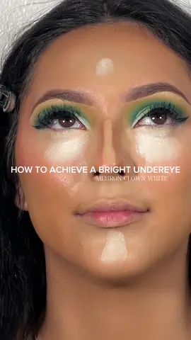 Mehron Clown White Makeup  This is how I achieve the perfect bright undereye! I promise this trick has saved so much $$ and also it’s versatile and amazing for all kinds of tips & techniques ✨ #fypppppppp #fyp #mehronmakeup #mehronclownwhite #brightundereye #makeuptoks 