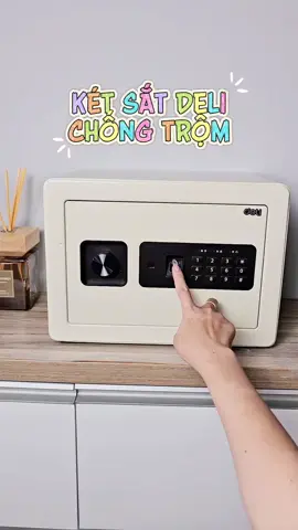 Két sắt vân tay Deli  #salegiuathang  #1415giuathang  #salevuifreeship  #ketsatvantay  #ketsatdeli  #ketsatmini  #banacocoreview 