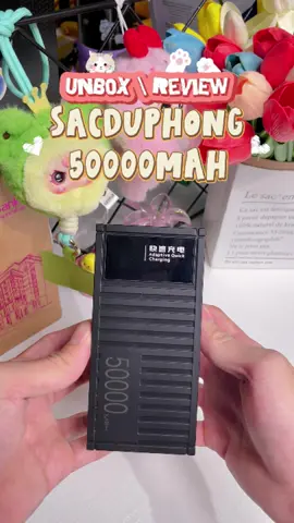 Sạc Dự Phòng kiểu contaier dung lượng khủng 50000mAh  Sỡ hữu ngay em này ngay để đi du lịch nha người ơi !! #sacduphong #phukiendienthoai #pinduphong #tiktokreviews #xuhuongtiktok #xuhuong #Energyoak.vn #fyp #50000mah