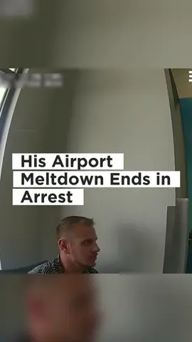His Airport Meltdown Ends in Arrest P3#cops #police #copsoftiktok #bodycam