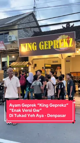 SERAME INI,, 😱😱 SEENAK ITU DAN LAGI ADA PROMO HARI TERAKHIR. 📍KING GEPREKZ DI TUKAD YEH AYA, Sudah pernah coba belum ?! Harus coba biar tau rasanya…OTW Gasskeun 🥰🥰 #makanan #makananviral #ayamgeprek #kulinerdenpasar #denpasar #bali 
