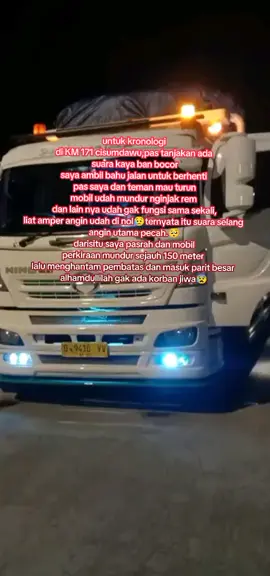 kronologi laka tol Cisumdawu km 171 tnggal 10-06-2025 pukul 23:00 WIB.#lakalantas 