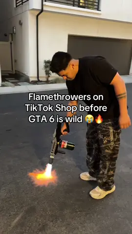 Flamethrowers on TikTok Shop before GTA 6 is wild 😭🔥 #flamethrowers #torch #camping #campfire #tools #FireStarter #CampfireEssentials #tiktokshopcreatorpicks #dealsforyoudays #TikTokShop #PropaneTool 