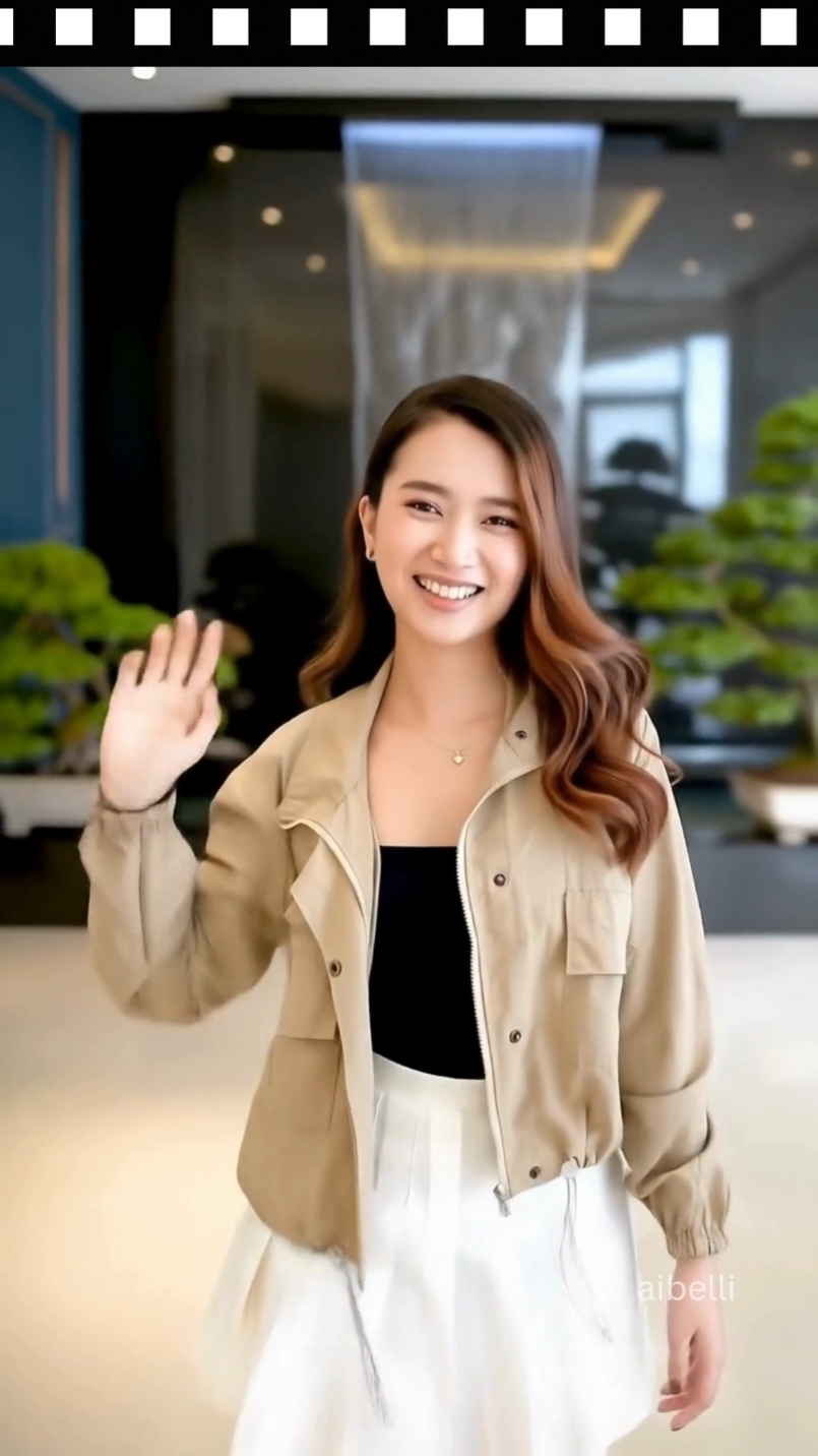 Outer Jaket Parasut ringan tanpa puring #atasanwanita #jaketparasut #outerjacket #atasanjaket #aibelli 