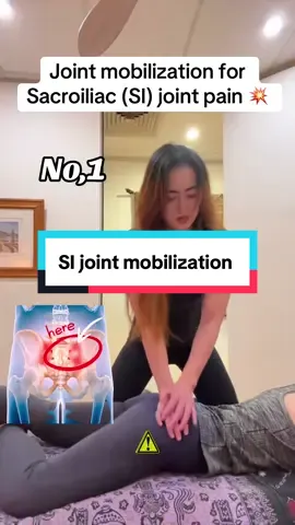 Sacroiliac joint SI joint #joint #mobilization #sijoint #sijointpain #painrelief 
