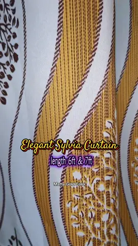 Matte Gold Elegant Window Curtain with Rings. #windowcurtain #Curtains #homedecor 
