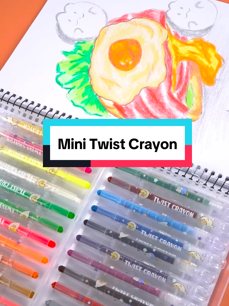 Krayon puter mini yang packagingnya GEMESIN PARAH?! Cocok banget nih buat anak tk & paud ^^ #joykocreative #joykoindonesia #joykostationery #joyko #stationery #crayon #krayon #fyp #fypage 