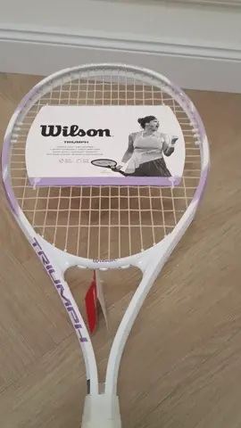raket Wilson triumph lilac #wilson racket #rakettennis #wilsonracket 