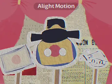 Sinking town trend|#alightmotion #ibispaintx #trend #capcut #countryballs #edits 