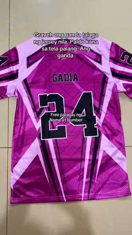 Graveh kana talaga seller, bat ang gaganda ng mga jersey niyo. Free custumized name and number pa #fyp #foryou #foryoupage 