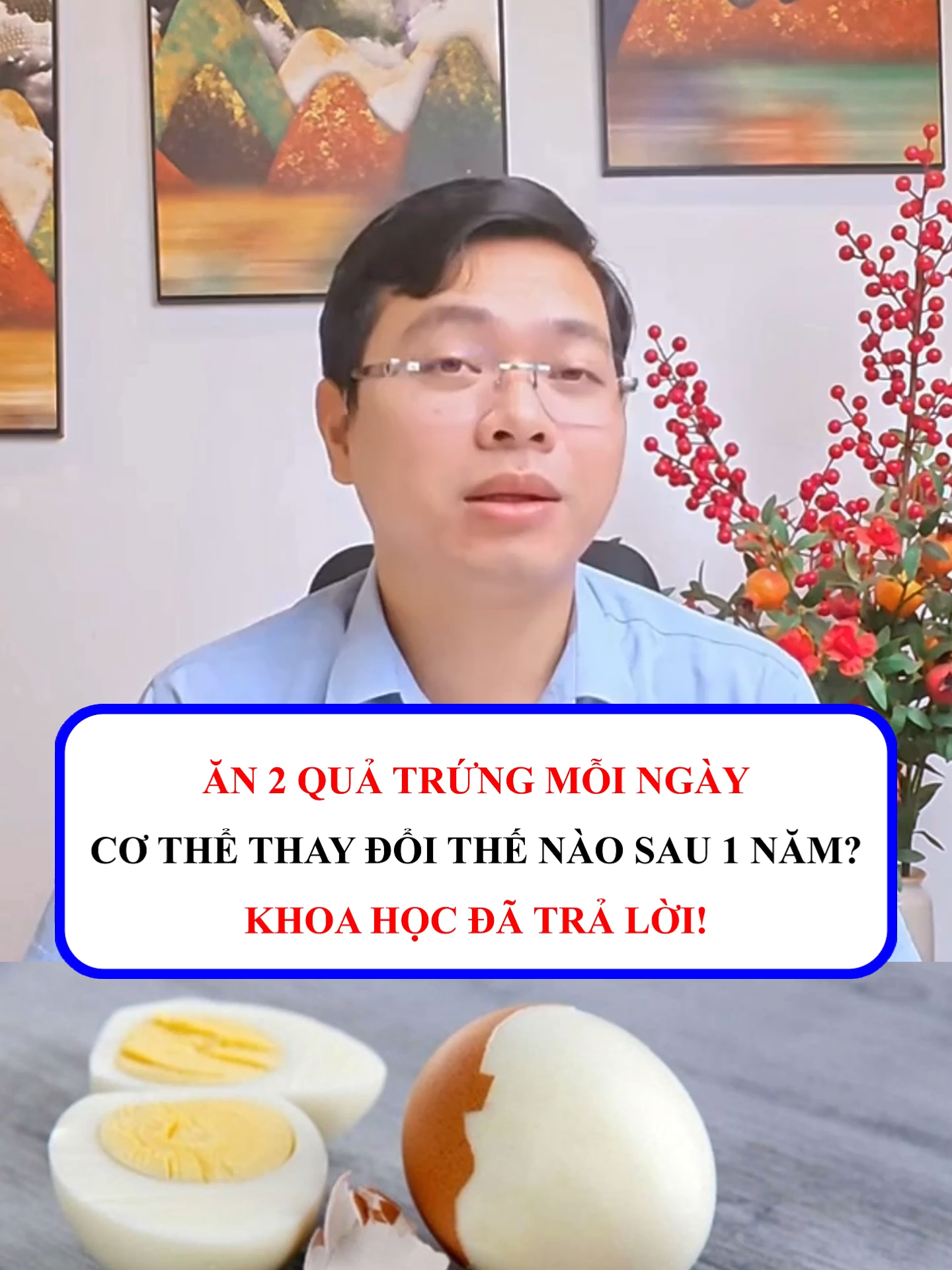 Ăn 2 Quả Trứng Mỗi Ngày Cơ Thể Sẽ Thay Đổi Như Thế Nào Sau 1 Năm #BACSIHOI #cuocsong #suckhoe #songkhoe #doisong #suckhoechomoinguoi #xuhuong #LearnOnTikTok #foryou #BacSiHoi