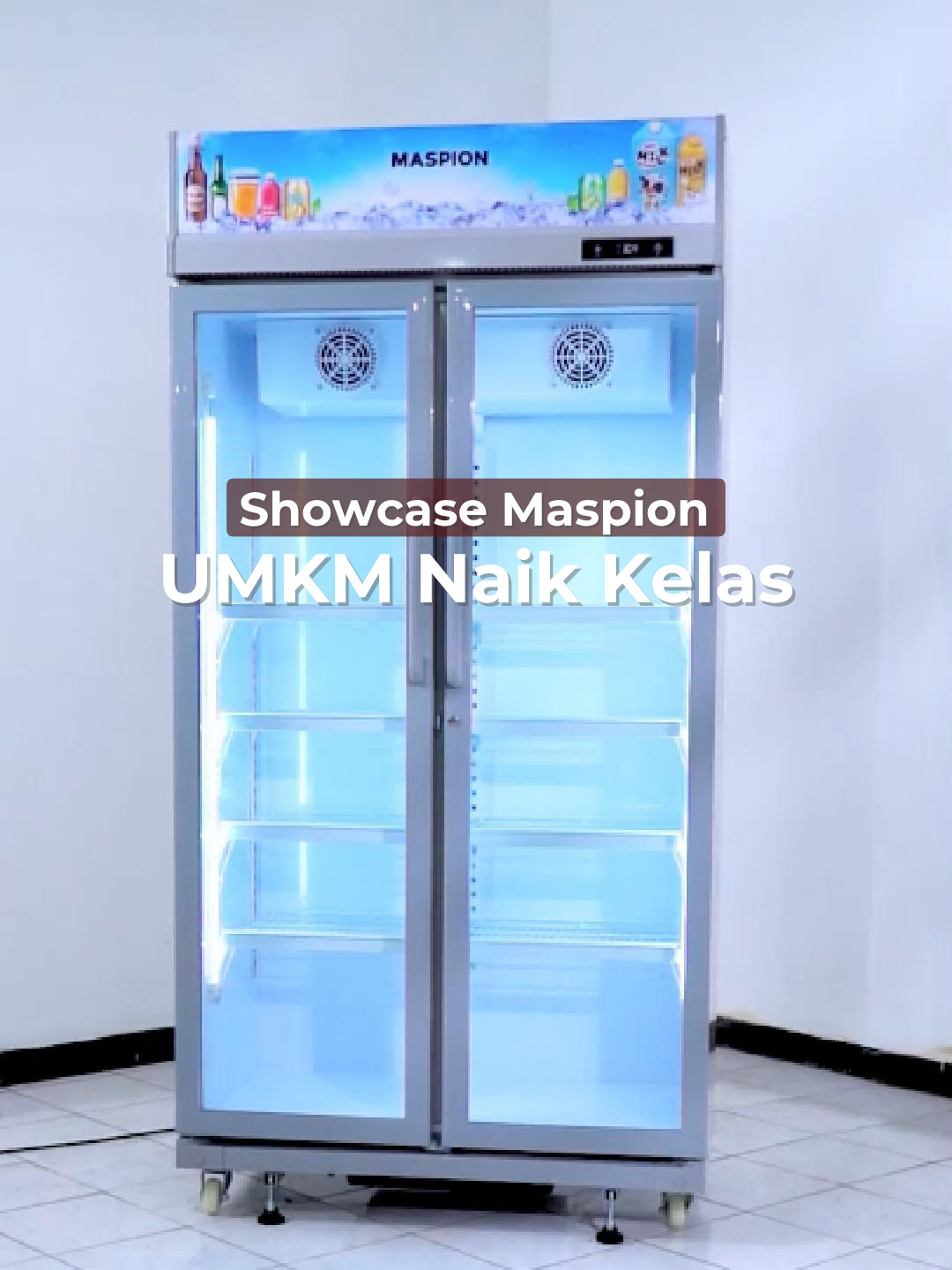 ✨ UMKM Naik Kelas Bareng Maspion! ✨ Punya usaha minuman dingin, frozen food, atau kuliner lainnya? Saatnya tampil lebih profesional dan menarik pelanggan dengan Maspion Showcase Chiller 💼❄️ ✅ Tampilan elegan ✅ Pintu kaca transparan ✅ Penerangan LED cerah ✅ Pendinginan merata & hemat listrik Tunjukkan produkmu dengan lebih eye-catching! Karena usaha kecil butuh dukungan besar 💪 Yuk, #NaikKelasBersamaMaspion #MaspionUntukUMKM #ShowcaseMaspion #UMKMIndonesia #KulkasEtalase #EtalaseMinuman #KulkasUsaha #CintailahProdukProdukIndonesia #jualanminuman #bisnisrumahan #bisniscookies #bisniscake #localpride #belilokal #banggaproduklokal #maspionhome