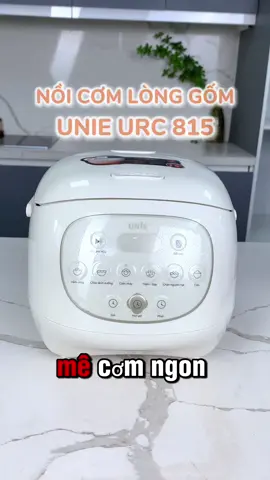Unie URC815 – Nồi cơm điện tử lòng gốm tự nhiên, dung tích 1.5L – đủ cho 3–4 người ăn. 💡 Thiết kế lòng “niêu” độc đáo giúp cơm sôi tuần hoàn, chín đều – dẻo mềm – giữ nguyên vị ngọt tự nhiên của gạo. 💪 Công suất 700W, tích hợp công nghệ ủ ấm 3D, giúp giữ nhiệt ổn định suốt 24h – nấu sáng ăn tới tối vẫn ngon. 🎛 Giao diện điều khiển tiếng Việt, dễ dùng cho cả người lớn tuổi. 🧠 Có van thoát hơi thông minh, hạn chế trào nước – sạch sẽ và an toàn. 🎁 Phụ kiện đi kèm: muỗng, cốc đong, dây nguồn, sách HDSD rõ ràng. 👉 Phù hợp với gia đình yêu bữa cơm truyền thống nhưng vẫn muốn sự hiện đại, tiện lợi và an toàn trong gian bếp.#unie #noicomdienunie#URC815
