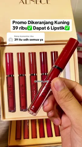 Membalas @rika Sekali Beli dikirim 6 Liostik👍 Mantap Banget #lipstik #lipstikviral #lipstikalnece #alnece #lipstikwaterproof #lipstikmatte #lipstikantiluntur #sukapromo #lipstikviraltiktok #lipstikantiair #makeupviral #paydaysale #wibgajian #promoguncang77