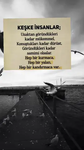Keşke insanlar göründükleri gibi olabilseydi... Peki siz ne düşünüyorsunuz?