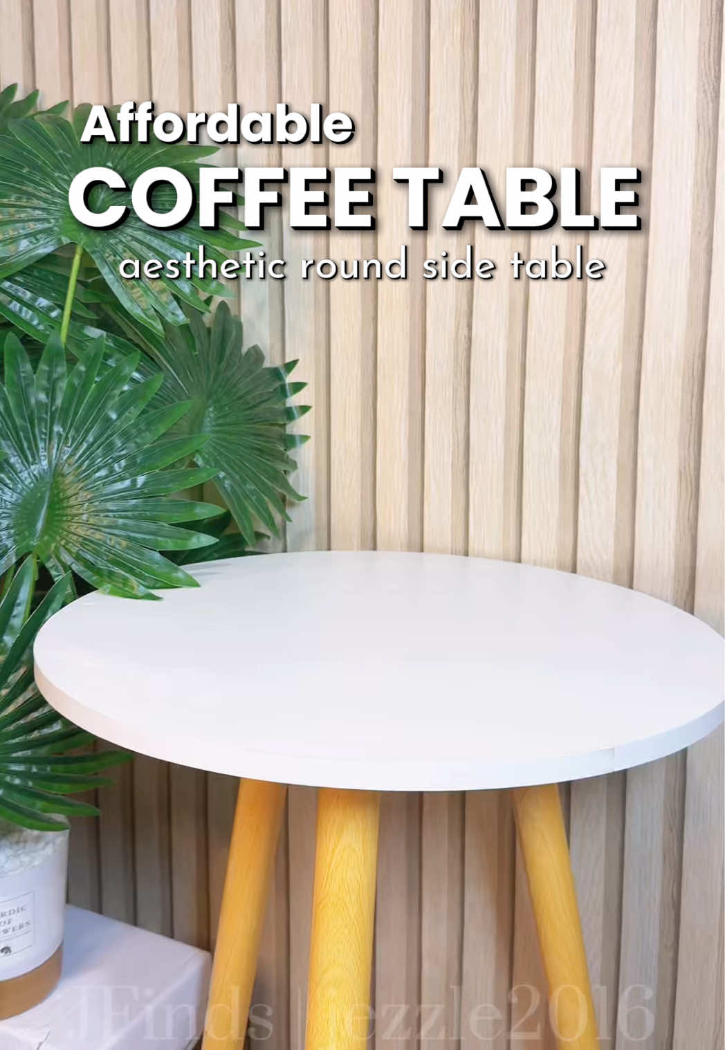 Affordable coffee table | aesthetic side table #coffeetable #sidetable #aesthetictable #table #roundtable #furniture #homefurniture #homefinds #homedecor 