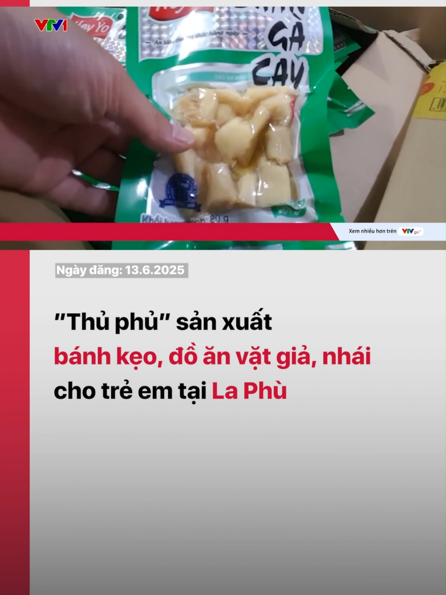 Các loại mặt hàng nhiều người mua nhất là xúc xích các loại, chân gà đóng túi, đồ ăn sẵn cho trẻ em với tên gọi như nem tôm, mèo yêu cá, tôm hùm biển… Cái gì cũng có, bánh kẹo, bim bim, coca, bò húc với mùi vị hấp dẫn, nhưng ăn vào thì chưa biết sức khỏe sẽ thế nào.  #vtv24 #vtvdigital #tiktoknews #anvat #thucpham #laphu #hanggia #treem