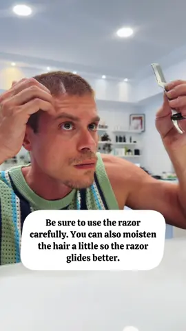 Mike Tyson inspired hairstyle!  #hair #razorblade #miketyson #hairstyle 