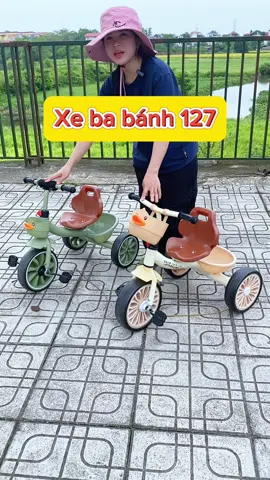 Xe  ba bánh giỏ vịt cho bé #xedap #xebabanh #kiti 