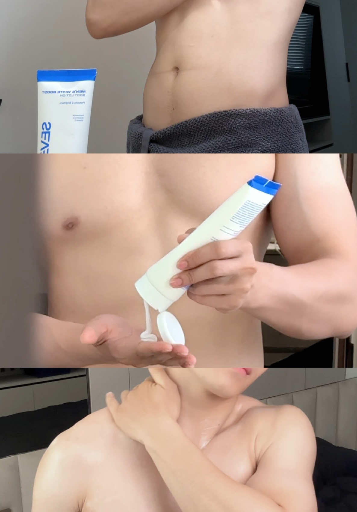 Mỗi ngày đều bôi là da trắng dần lên, đều màu, thơm hương nam tính. Anh em t.hử ng.ay đi! #sevenlab #danhchonam #suaduongthetrangda #lotion #formen #trangda #duongtrang #chamsocda 