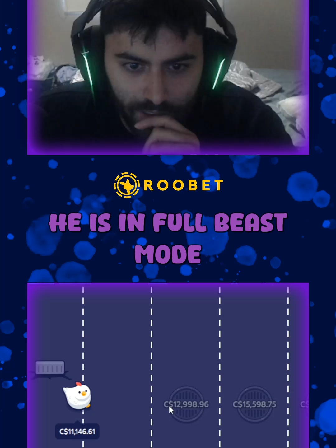 He is in full beast mode #foryouu