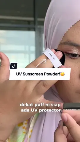Senang nak touch up makeup and sunscreen lepas ni! 🥳🌸 Sumpah lurve!!  #CarslanCrushBrandDay #CarslanSummerMakeup #CARSLAN #carslanmy #carslanpowder #sunscreenpowder #sunscreen #presspowder @Carslanmy 