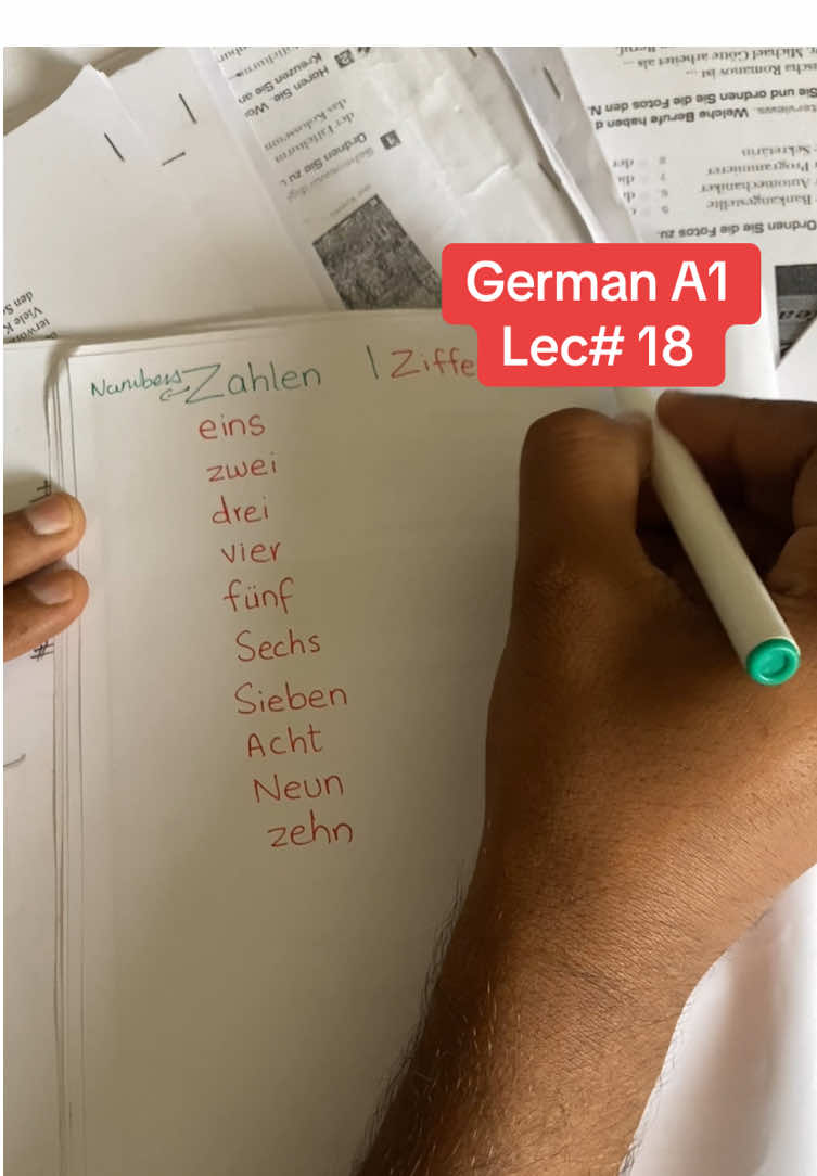 Lecture nO 18 #germany #duatchallenge #germany🇩🇪 #germanlife #a1 #abroad #abroad #uk #abroadlife #deutschland #duatch #language #germanlanguage #b2 #b2 #zahlen #ziffern 