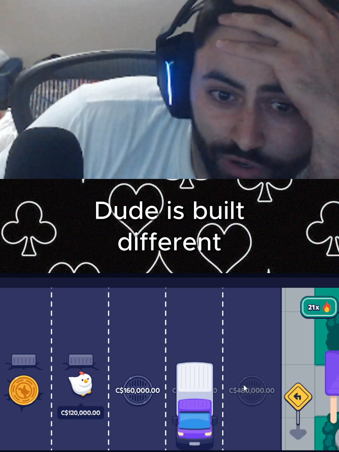 Dude is built different