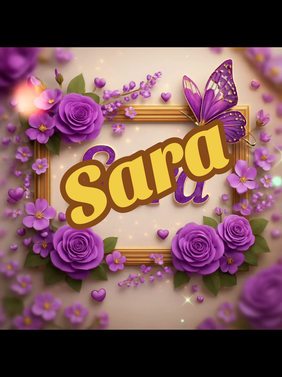 Sara Name Designs #foryoupage #nameart #CapCut #sara 