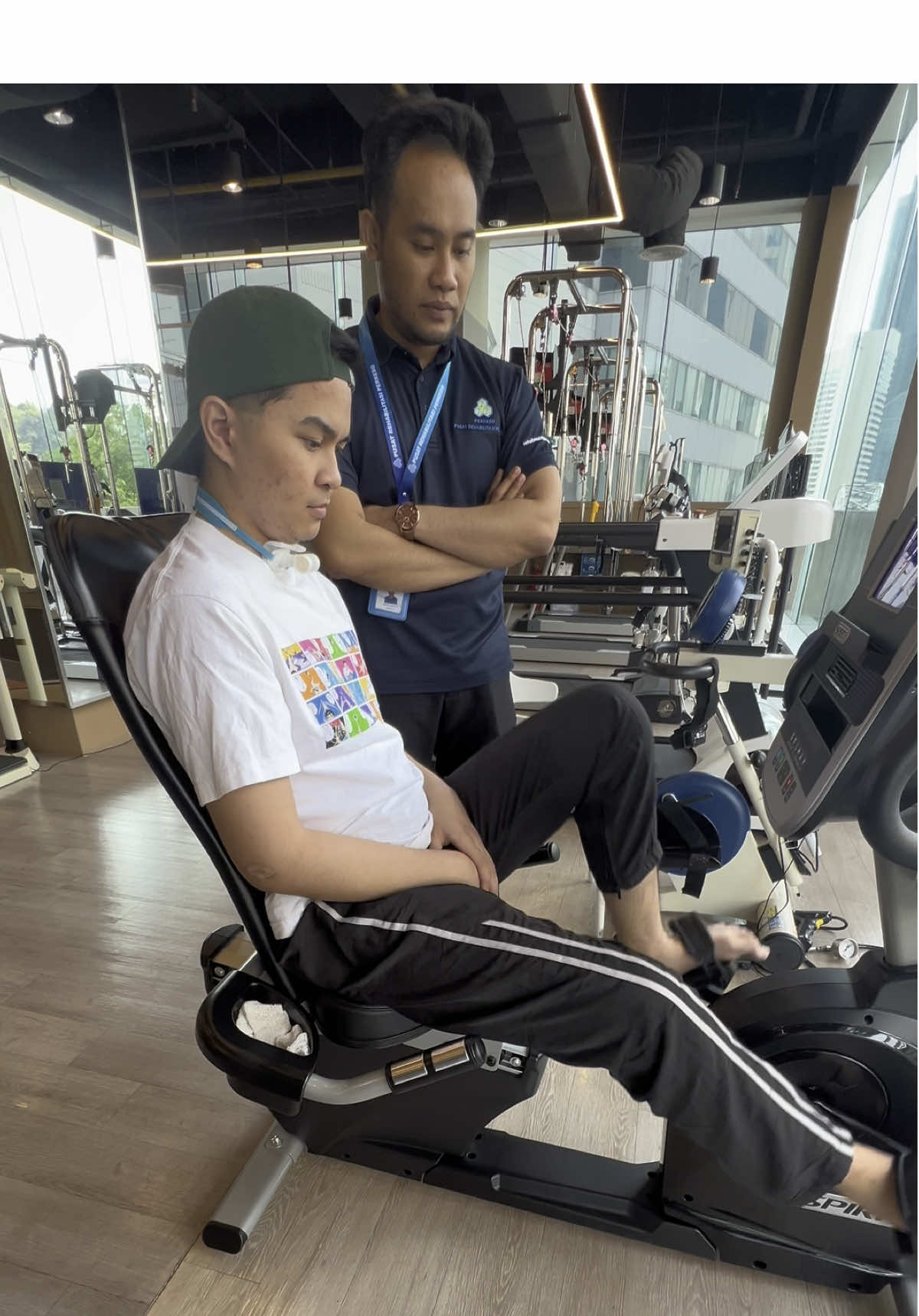 Physio training harini @ Perkeso Quill Mall 💪🏻 