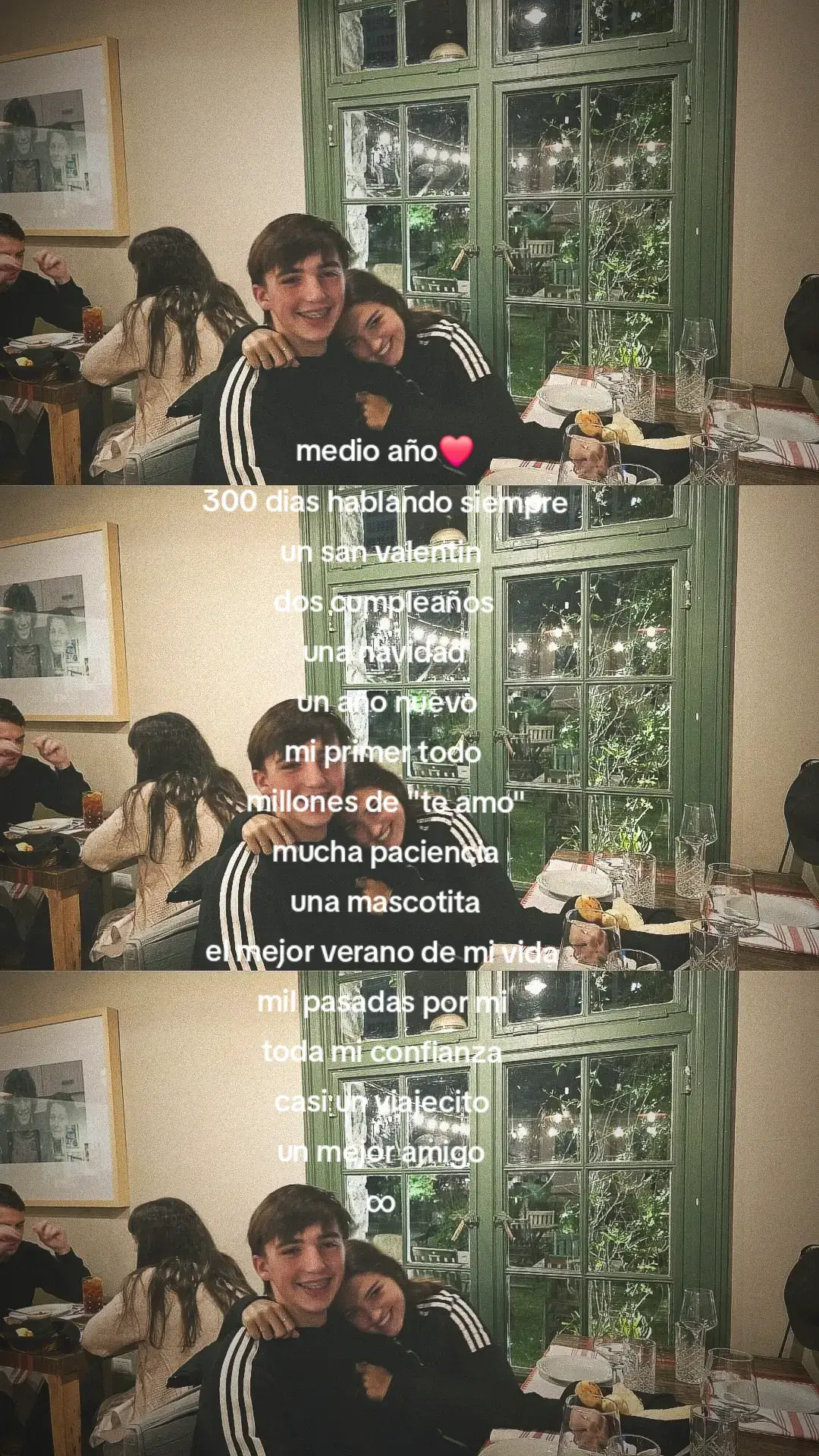 +6 te amo tanto ❤️