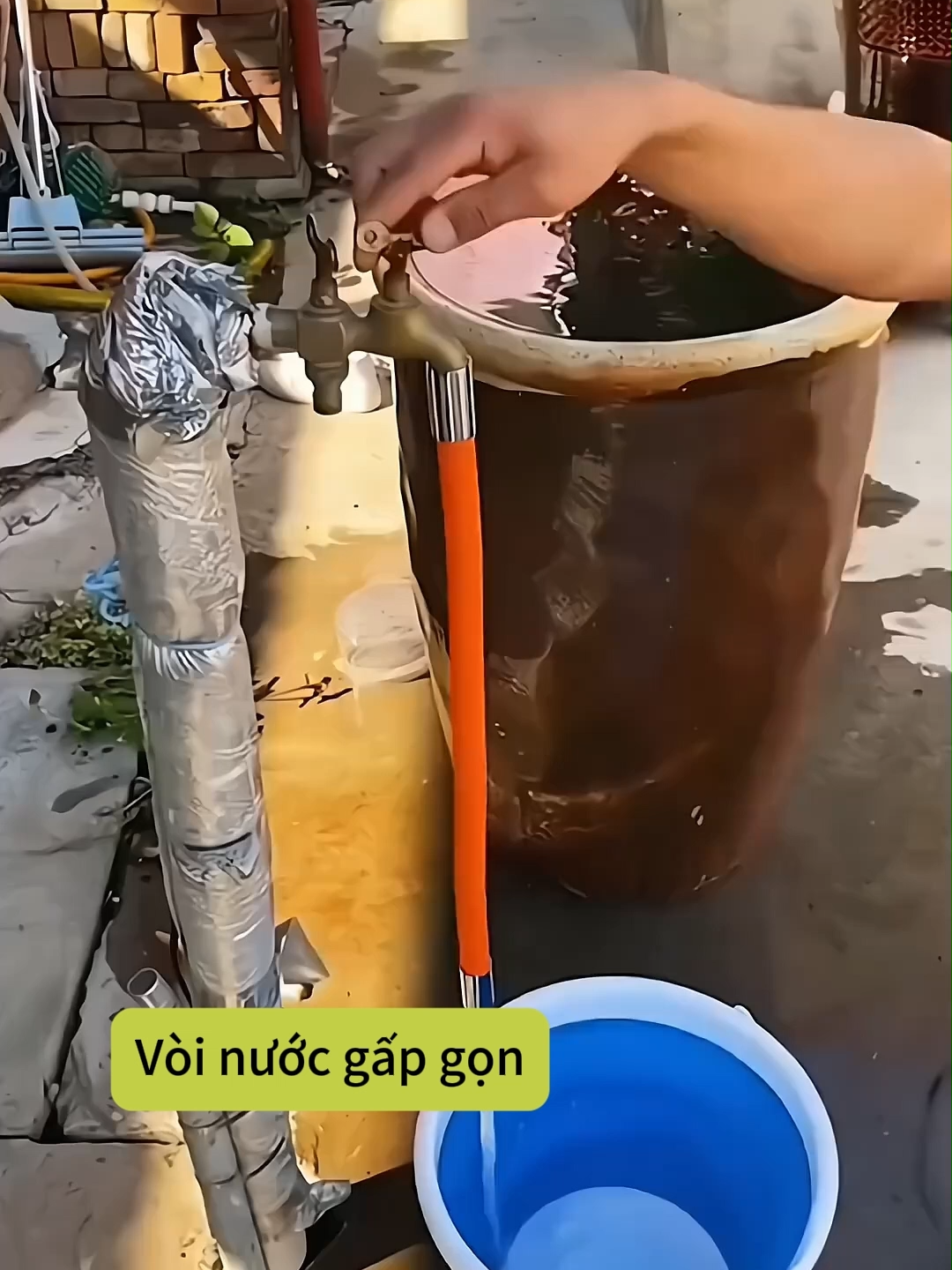 Ống nối vòi nước linh hoạt xoay 360 theo mọi hướng