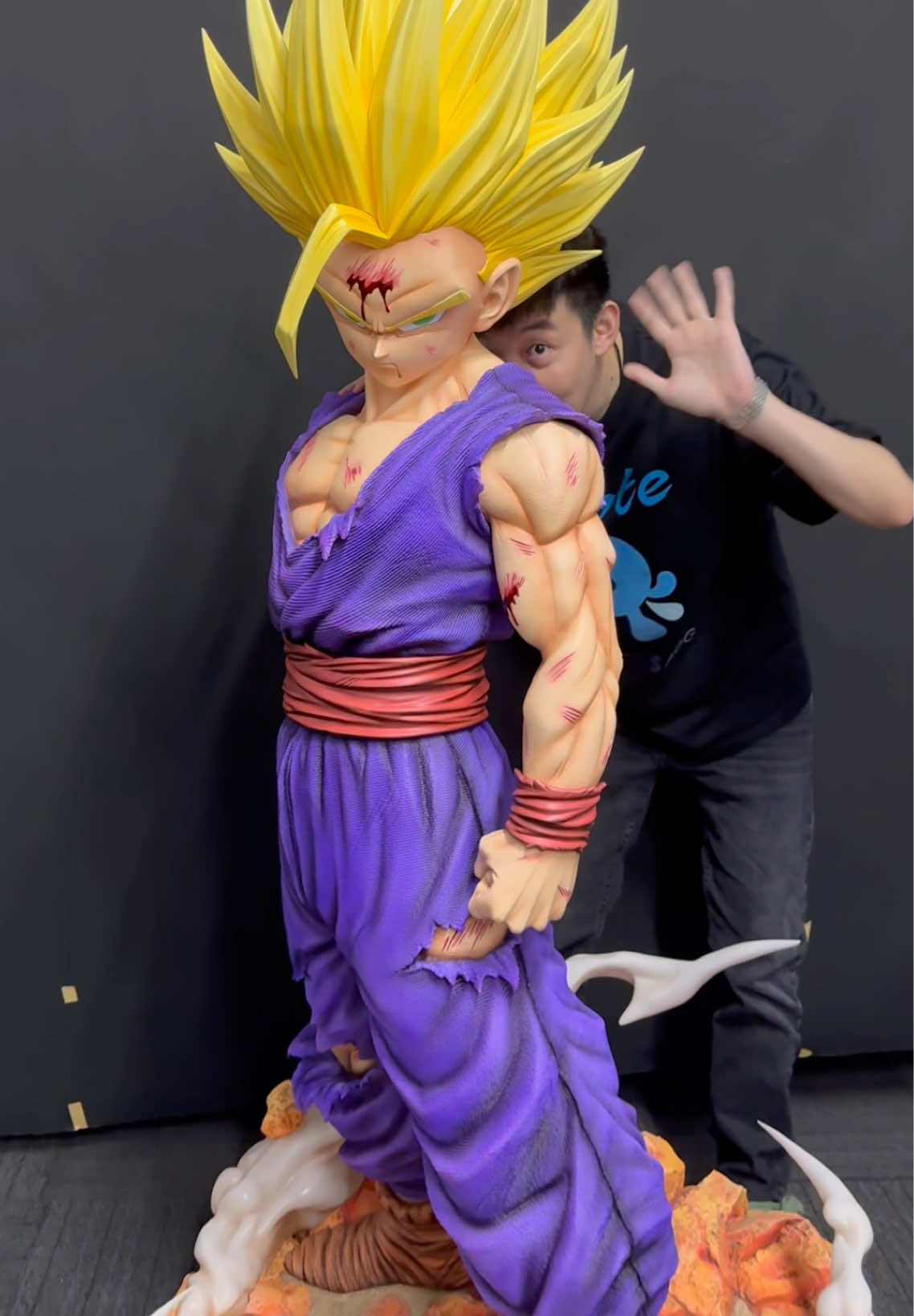2% studio 1:1  life size SSJ2 Gohan#dragonball #dragonballz #gohan #goku #anime 