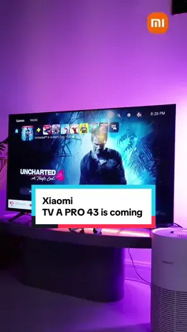 Xiaomi TV A Pro 43 👍  wide color gamut 4K display with Dolby Vision ✅    Google TV ✅    Premium metallic frame with bezel less design ✅  #fyp #fypツ #smartlife #xiaomitvapro43inch #homeappliance #xiaomi #gaming 
