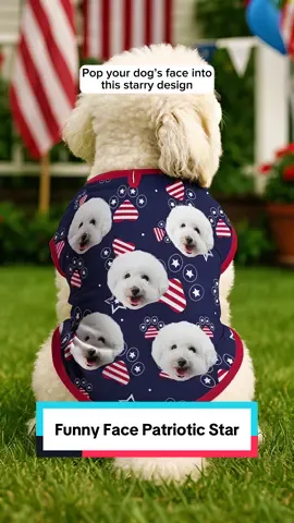 Your dog’s gonna be the cutest patriot on the block! 🐕🎆 #macorner #dogshirt #doglover #dogmom #patrioticstar
