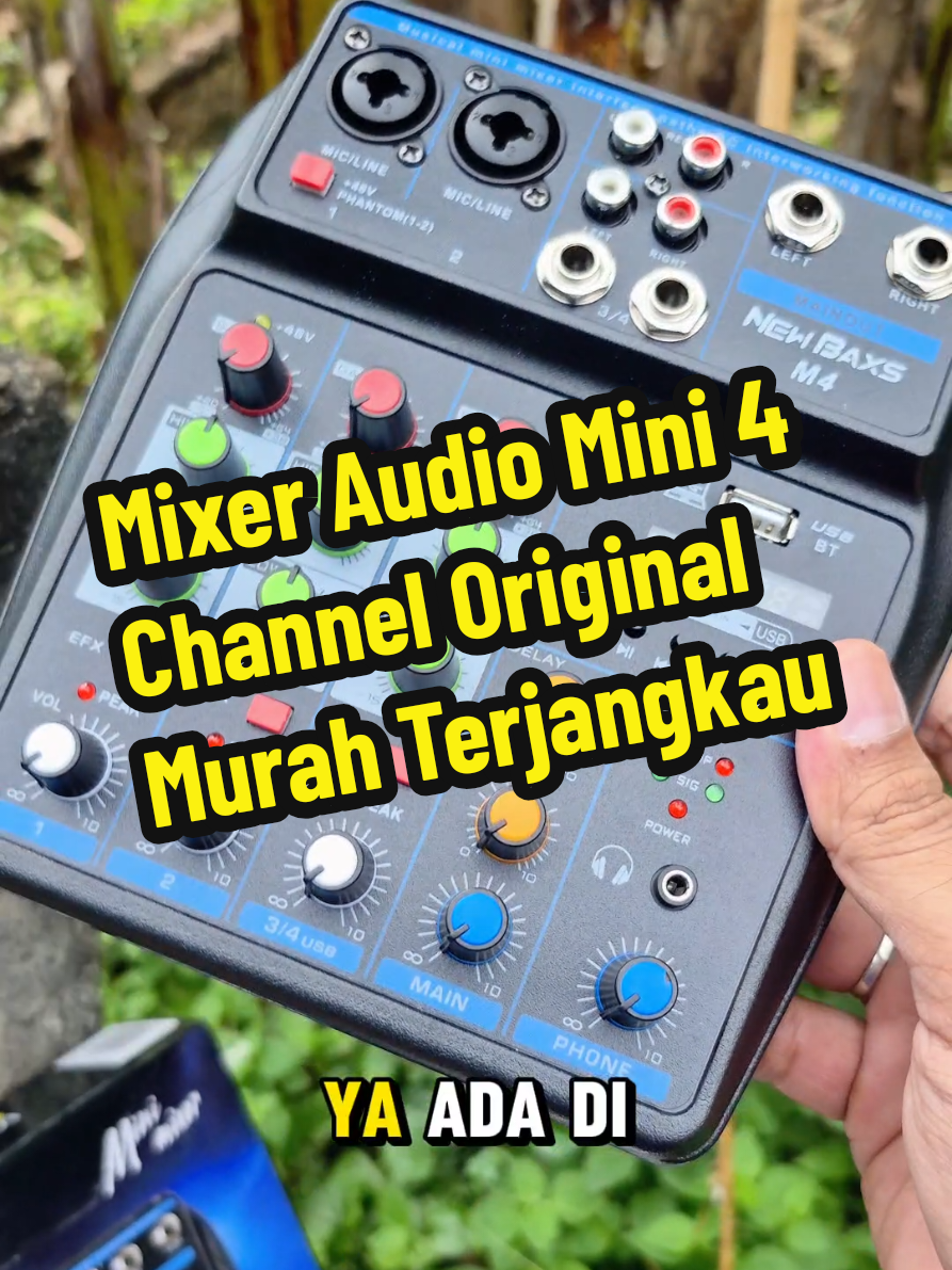Rekomendasi mixer audio mini 4 channel original produk dengan harga murah terjangkau  #mixeraudio #mixers #mixer #karaoke #karaoketiktok #karaokechallenge #livestreaming #livestreamingtiktok #recording #recordingstudio #cuantanpabatas #paydaysale #wibgajian #racuntiktok #satukontentiaphari 