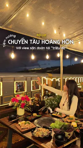 Bảo Thổ Địa seding cũng chịu luôn, vì quả view ở “Tiệm Nướng Chuyến Tàu Hoàng Hôn” 10 điểm không có nhưng 😽 @Ghiền Đà Lạt #thodiadalat #ghiendalat #machnhodalat #fyp 