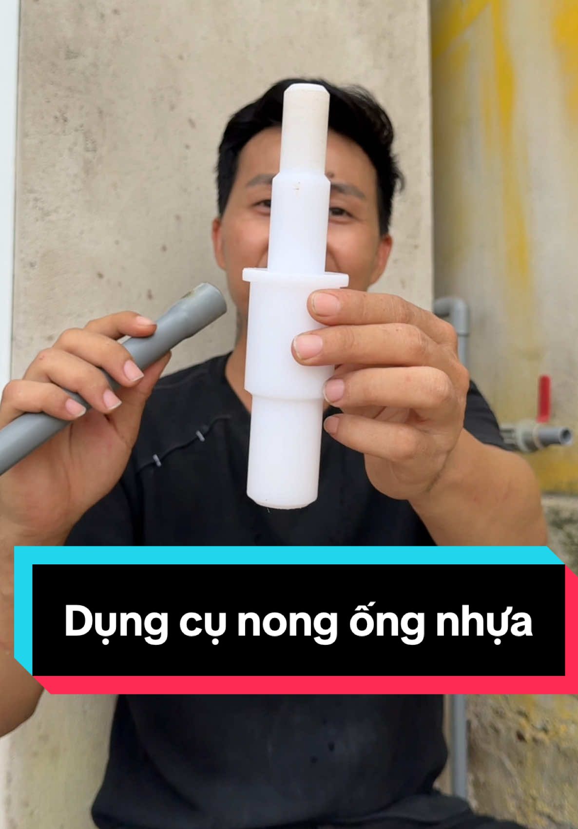 Dụng cụ nong ống nhựa giúp tiết kiệm chi phí và nhanh chống #dangtran 