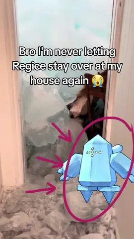 should never have told an Ice type pokemon to make themselves at home 😭 #pokemon #nintendo #pokemonmeme #gaming #anime #pokemontiktok #regice #pokemongo #pokemoncards #switch2 #fyp 