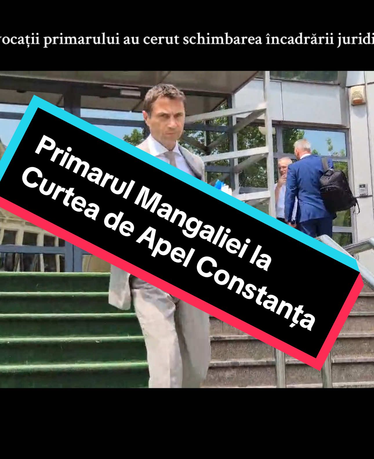 ⚖️ Vineri, 13 iunie, la Curtea de Apel Constanța a avut loc un nou termen în dosarul în care mai mulți funcționari ai Primăriei Mangalia, inclusiv primarul Radu Cristian, sunt judecați pentru abuz în serviciu în formă continuată. Printre momentele-cheie ale ședinței s-au aflat cererea de schimbare a încadrării juridice, noi audieri de martori și solicitarea procurorilor de menținere a măsurilor asigurătorii. Detalii avem pe SEAPRESS.RO #mangalia #constanta #stiri #seapress 