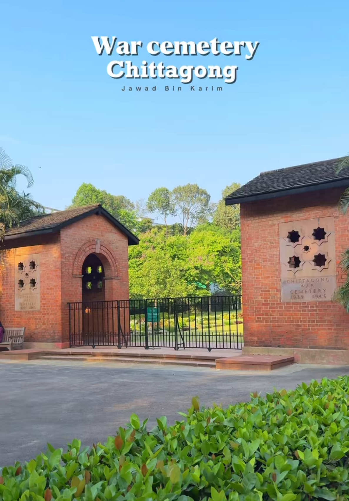 Chittagong War Cemetery📍 . . . . . . . . . . . . . . . . . . . . . . . . . #like #likesforlike #instalike #tiktokviral #tiktok #Lifestyle #new #newpost #instamodeling #explore #exploring #trending #trend  #view  #chittagong #chattogram #viral #instareels #vibes  #aesthetic #winter #flowers #park #naturephotography #naturelover #photography #nature #videography #videocreator #viralreels