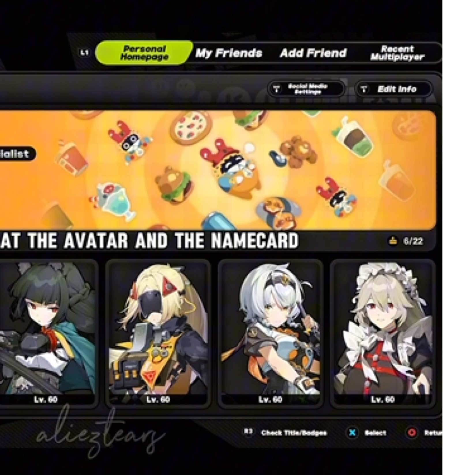 ZZZ X Operation Yum global collab THE AVATAR AND NAMECARD ARE SO CUTEEE  Also I got 4 burnice 1 ju fufu 1 Anby and got the secret keychain however I didn’t manage to get yixuan T-T #zzz #zzzero #zenlesszonezero #burnice #anby #yixuan #jufufu #operationyum #zzzcreators #hoyocreators #hoyoverse #fyp 