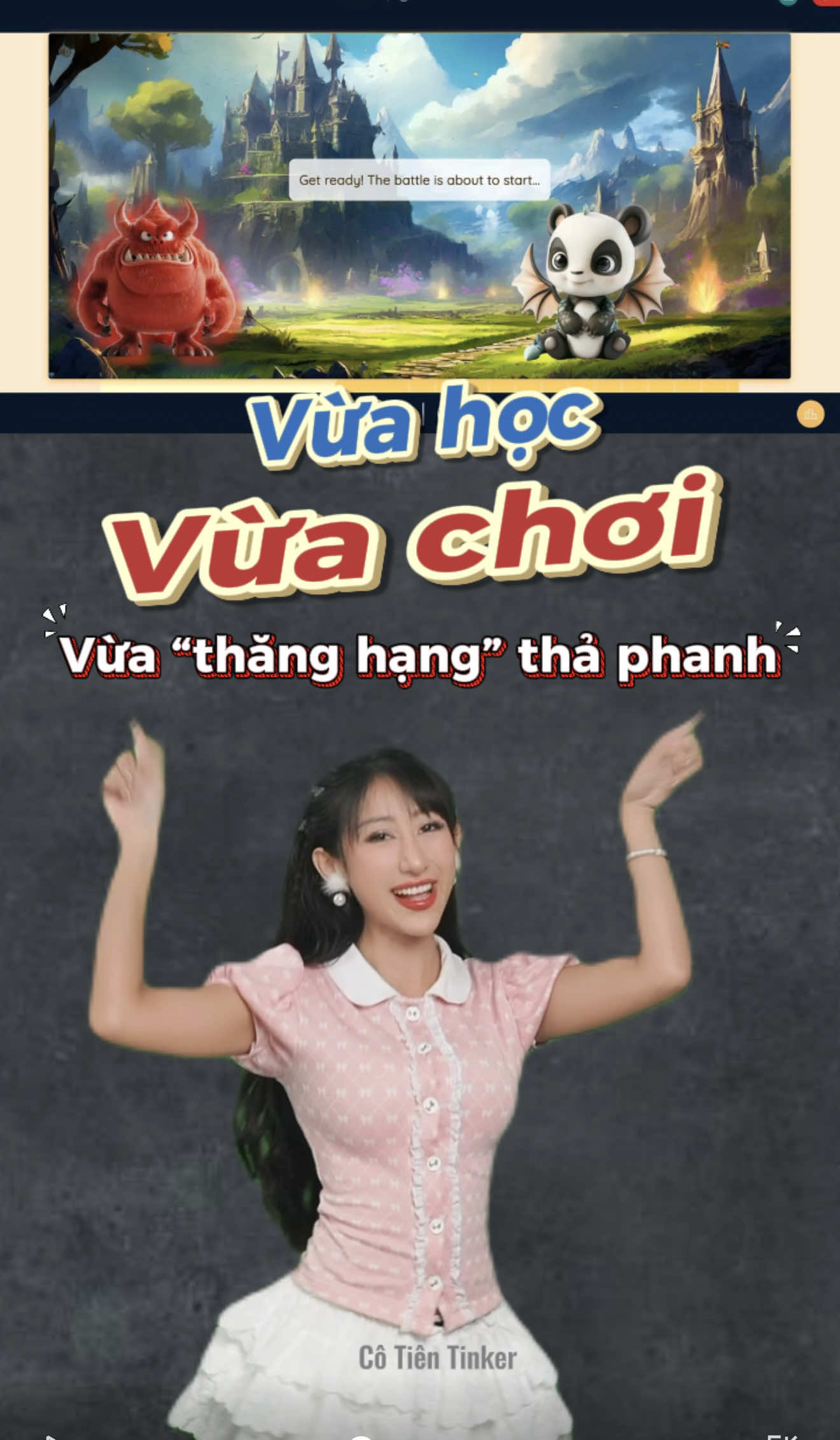Các bạn cấp 1 cấp 2 sợ học tiếng Anh đâu rồi nhào zô nè 🤭😜🥳 Chương trình tâm huyết Cô Tiên Tinker ấp ủ và chuẩn bị cả năm trời giờ mới dám “trình làng” đây cả nhà ơi! Ba mẹ để lại thông tin để được tư vấn nhé 💕 @Tinker Academy @Cô Tiên Daily  #hoctienganh #tienganhchotre #kynangmem #selfdevelopment #softskills #kynanggiaotiep #publicspeaking #tinkeracademy #ngudieu #intonation #phatam #pronunciation #fluency #thuyettrinh #tutingiaotiep #huynhvuthuytien #tienee #cotientinker #edutainment #edutainer #cotientienganh #learnenglish #hoctienganh #tienganhgiaotiep #LearnOnTikTok #hoccungtiktok #kynanggiaotiep #publicspeaking #tinkeracademy #ngudieu #intonation #phatam #pronunciation #fluency #tutingiaotiep #EduTok #huynhvuthuytien #tienee #cotientinker #cotiendaily #edutainment #edutainer #cotientienganh