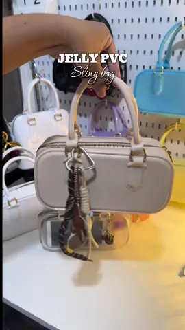 Trending pvc bag #bag #jellybag #jelly #bagrecommendation #slingbag #tiktokshopbags 