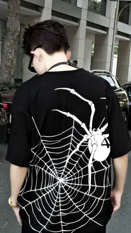 Áo thun nhện chất nha mấy fen #outfit #ngocoutfit #aothun #aothunnamnu #muataitiktokshop #xuhuong 