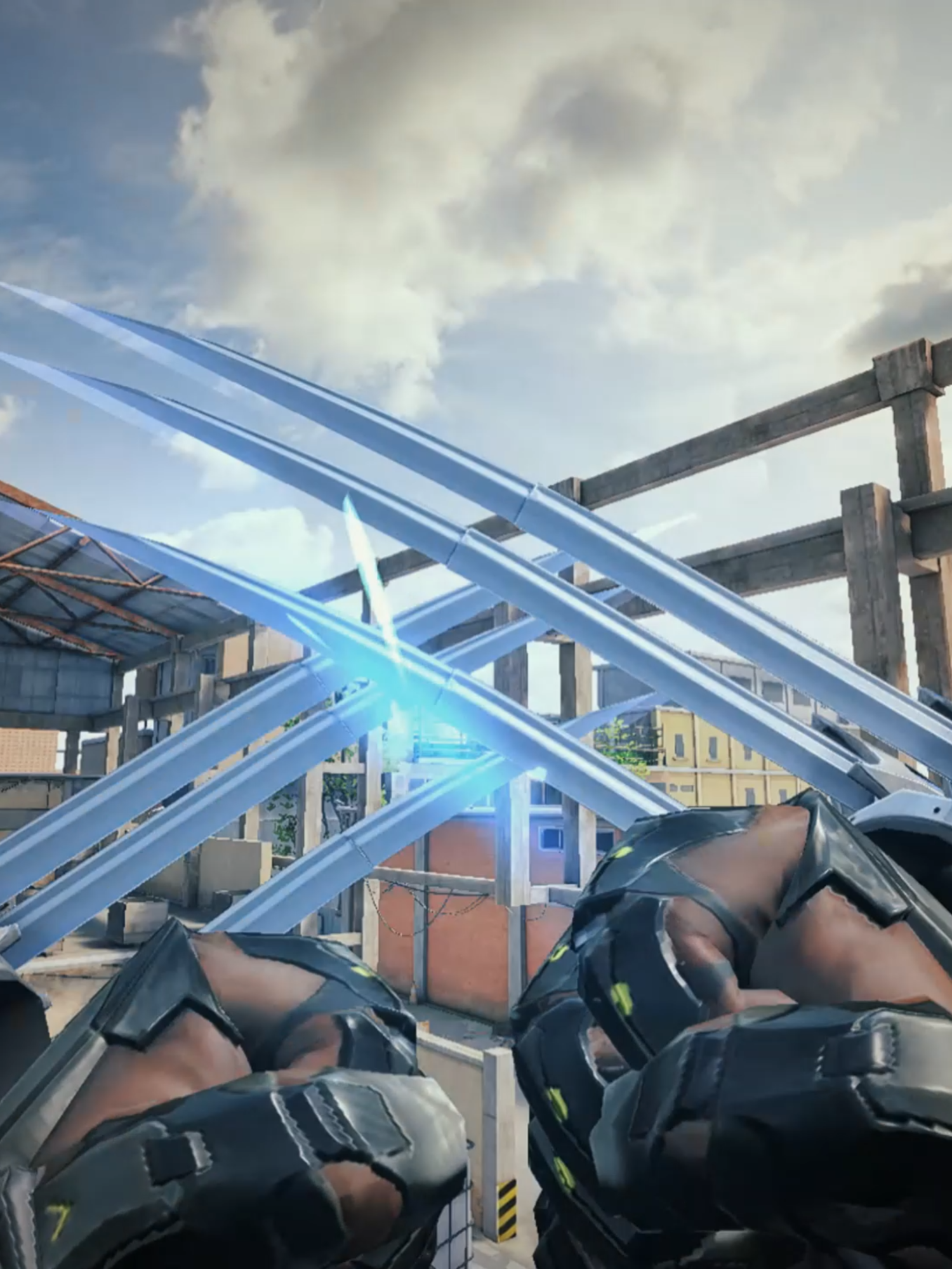 Get your claws out! ⚔️ Wield the future with the new Katar - Claw of Oblivion. Forged from deep blue alloy and coursing with ethereal energy, these blades shred more than just your enemies. #BloodStrike #BS #StrikeBack